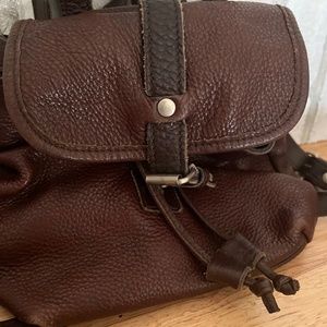 Ellmeno genuine leather small backpack